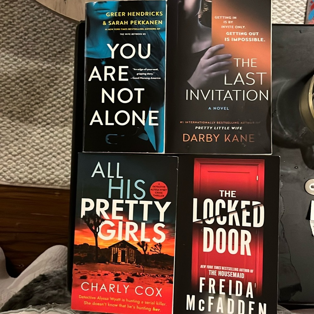 Murder, missing and mystery book sale